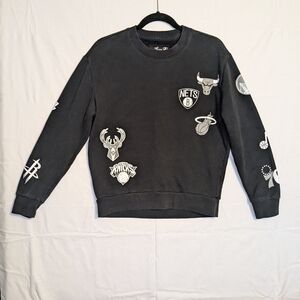 Hollister Black Crewneck Sweater Classic Cotton Blend